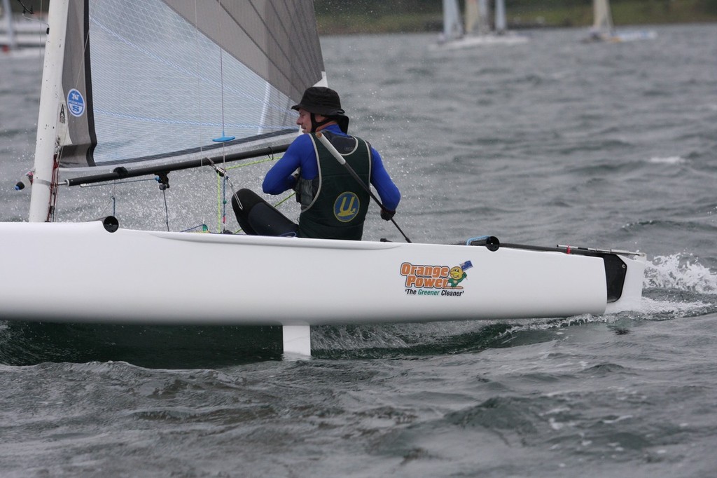 Proud sponsor of the Orange Power National A Class Championships: Managing Director of Orange Power Andrew Chaney  - ‘Orange Power’ A-Class National Catamaran Championships  © Andrew Chaney